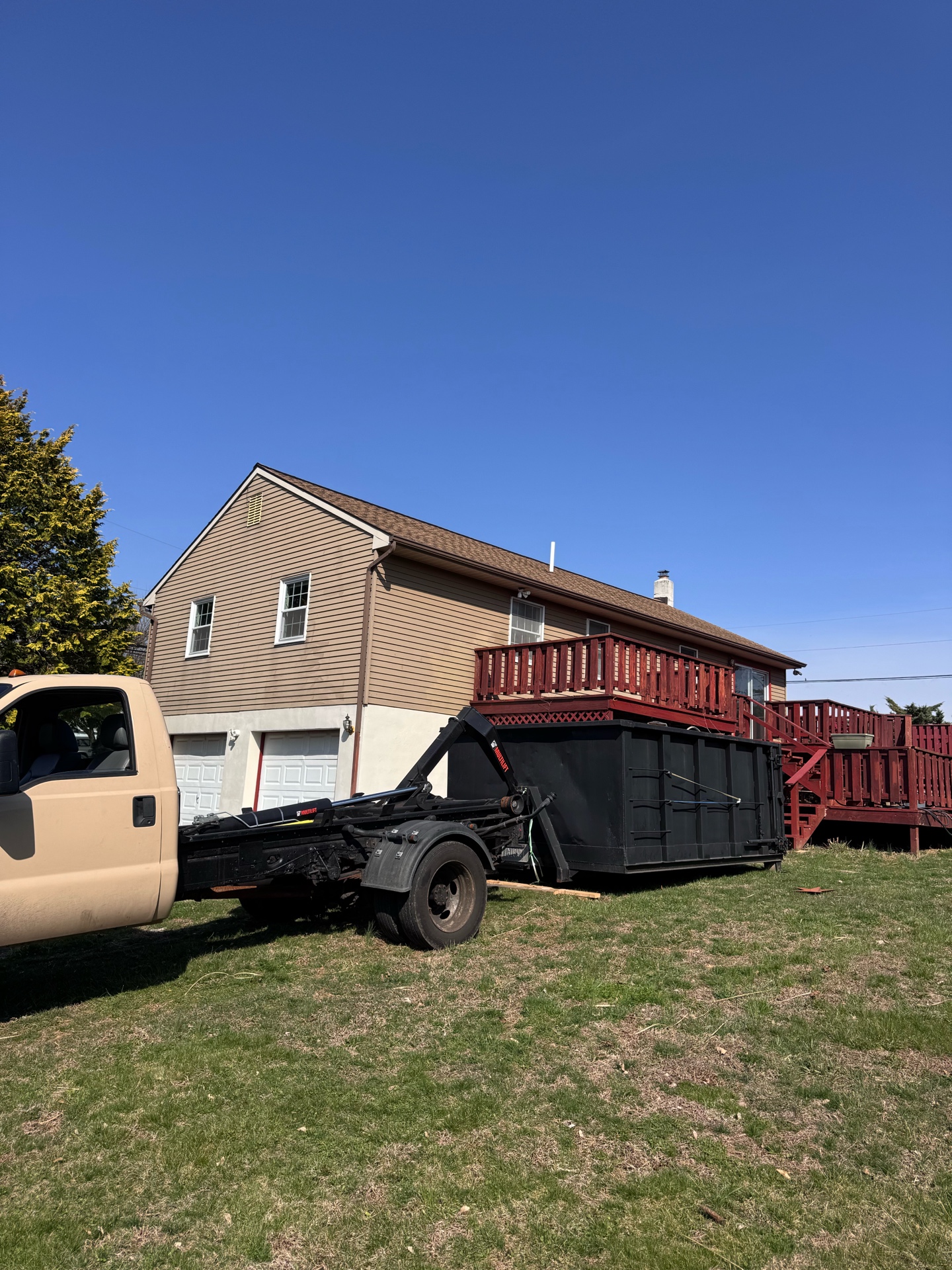 15-yard dumpster delivered to residential home in King of Prussia, PA & the Main Line Area